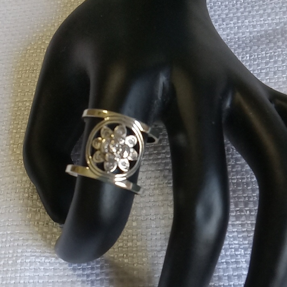 Brighton Adjustable Siler Plated Ring